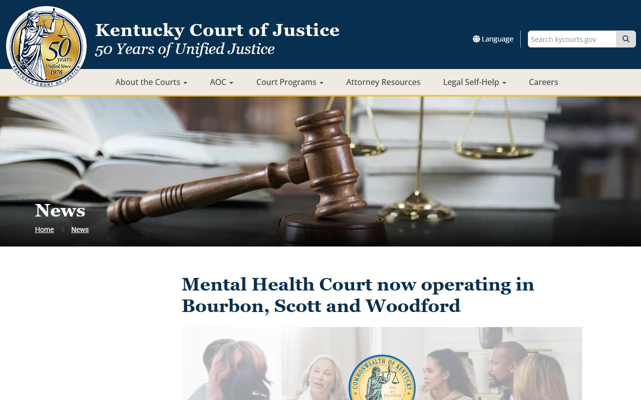 Bourbon County arrest records and court charges Mental Health Court announcement