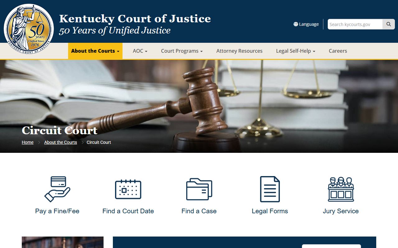 Bourbon County Circuit Court records Kentucky Circuit Court overview