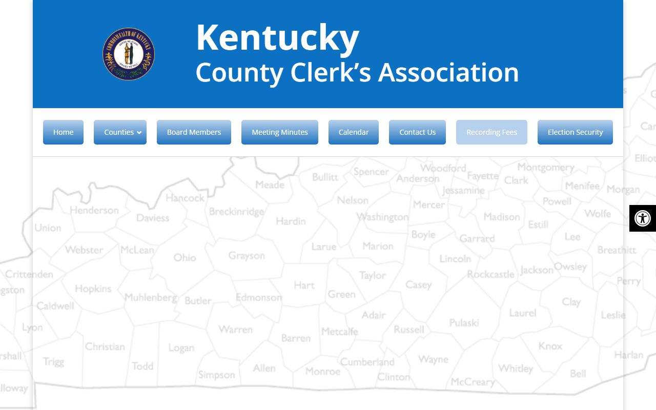 Bourbon County probate records Kentucky county clerk recording fees