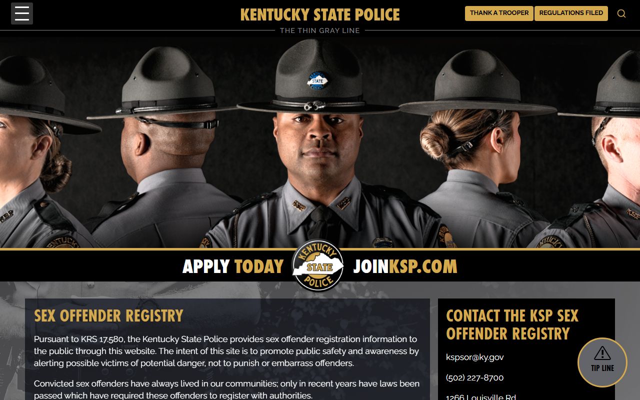 Bourbon County warrant records Kentucky sex offender registry